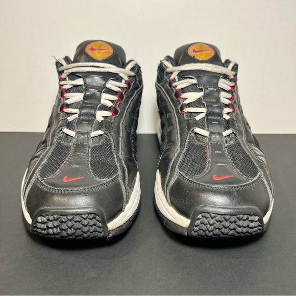 Mens Vintage NIKE Air Black Leather Athletic Shoes / Size 11 main image 2